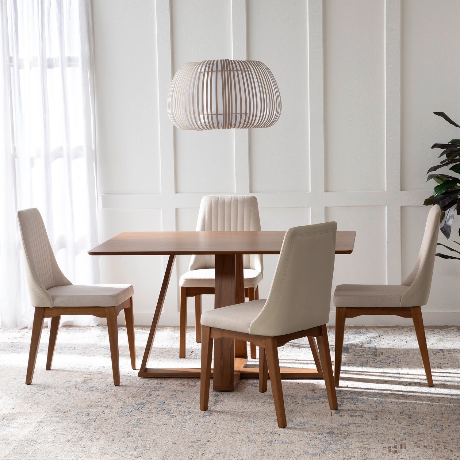 שולחן פינת אוכל דגם סטיבן - עץ