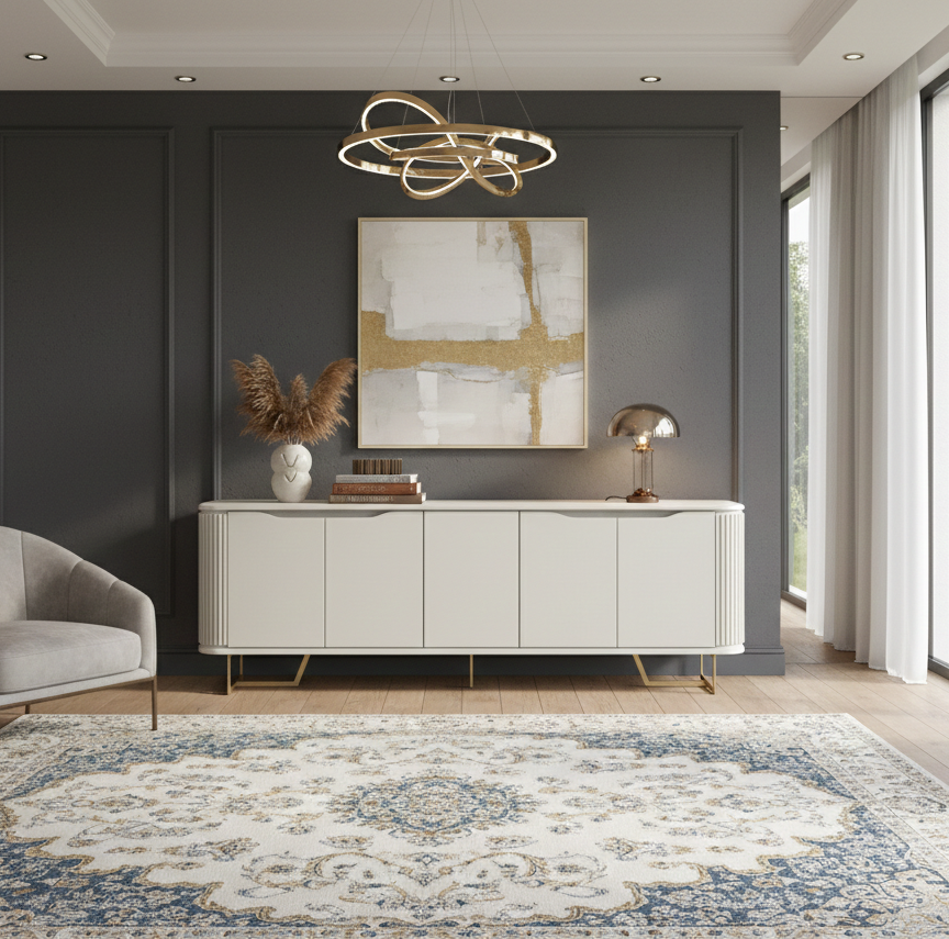 שידה יוקרתית דגם שנהב 220 ס"מ