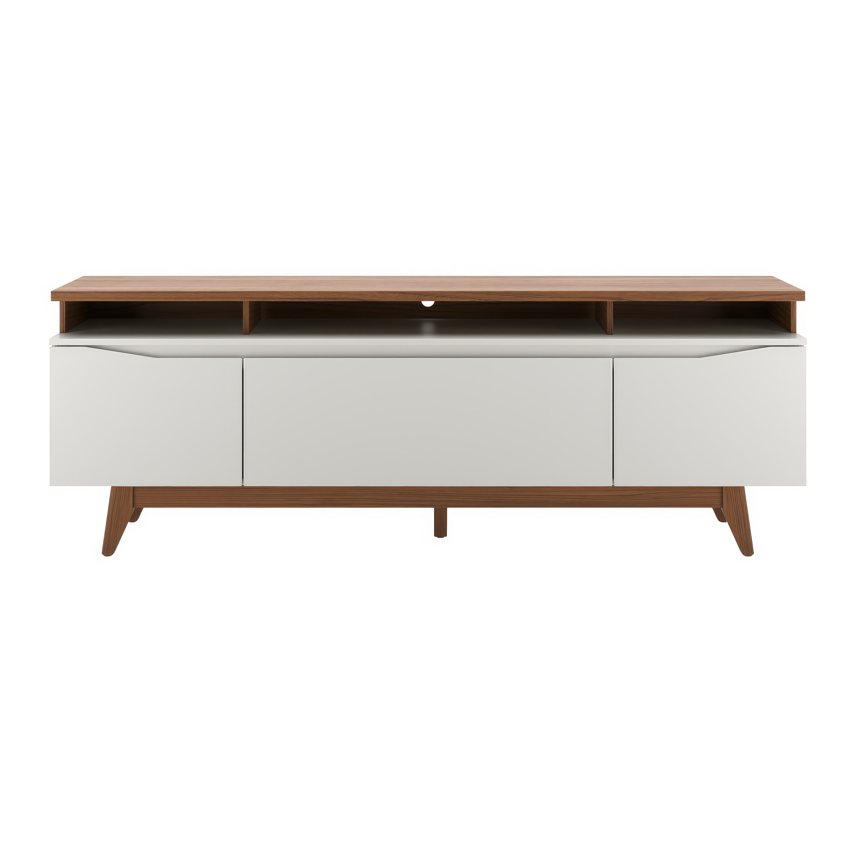 מזנון טלוויזיה דגם קורל 180 ס"מ - אופוייט וקנילה