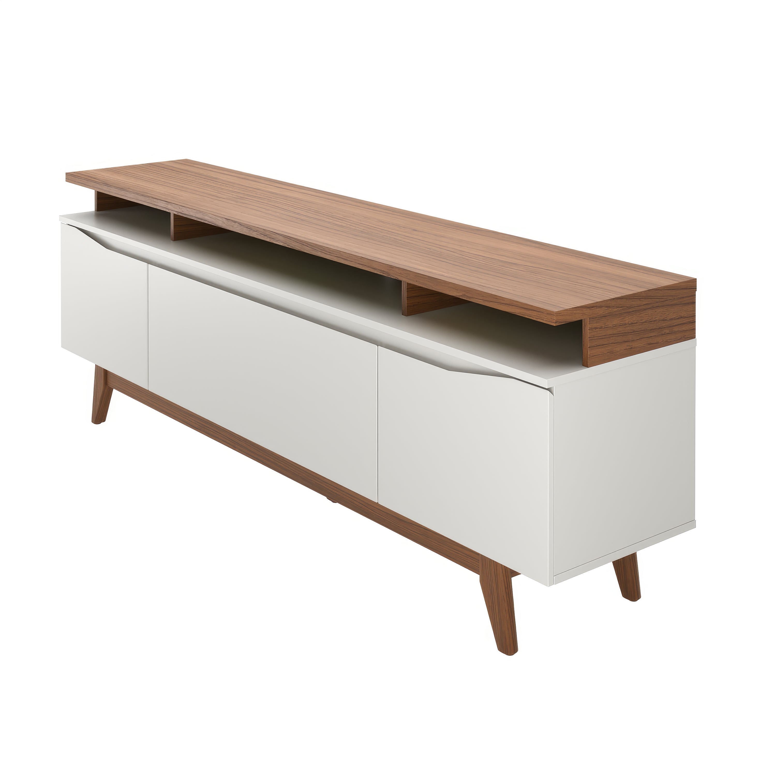 מזנון טלוויזיה דגם קורל 180 ס"מ - אופוייט וקנילה