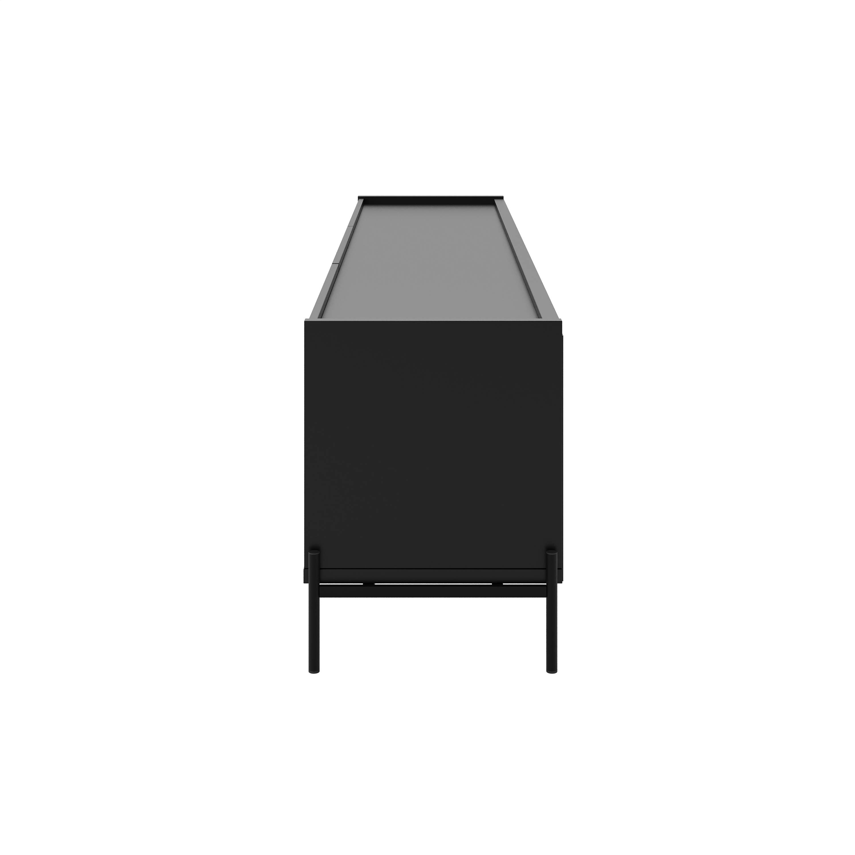 מזנון טלוויזה דגם ברקת 220 ס"מ - גוון שחור