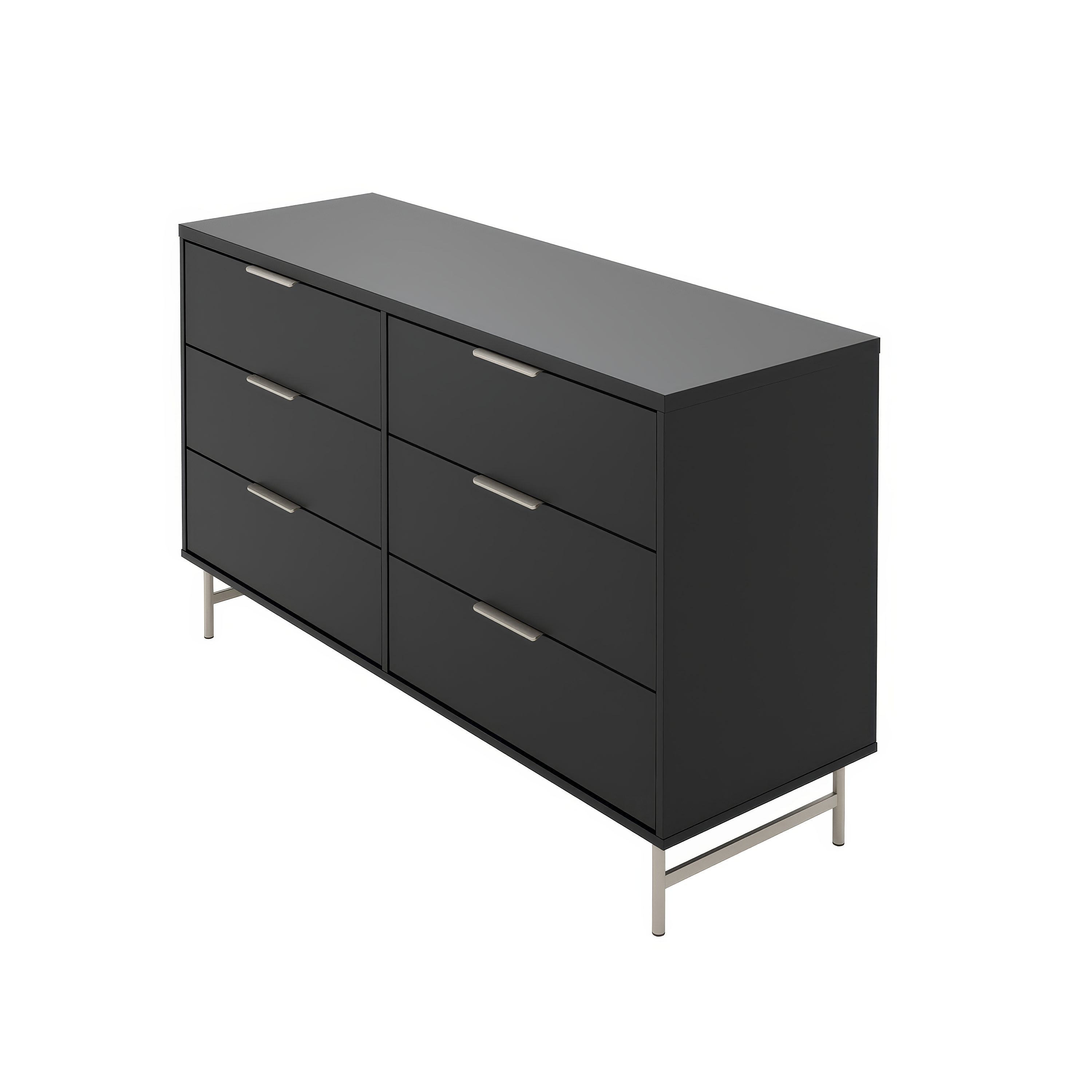 קומודה מעוצבת דגם שוהם - שחורה