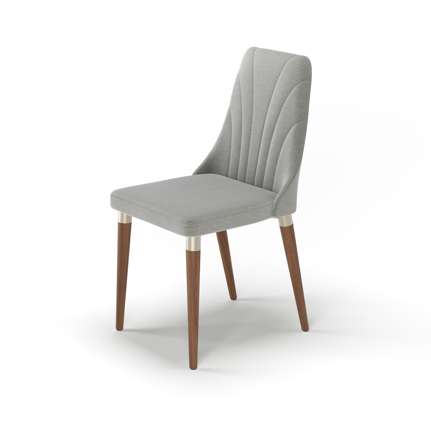 כיסא פינת אוכל מעוצב דגם לורן - אפור