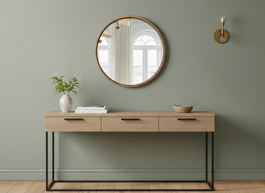 מראת קיר עגולה דגם קרין קוטר 60 ס"מ