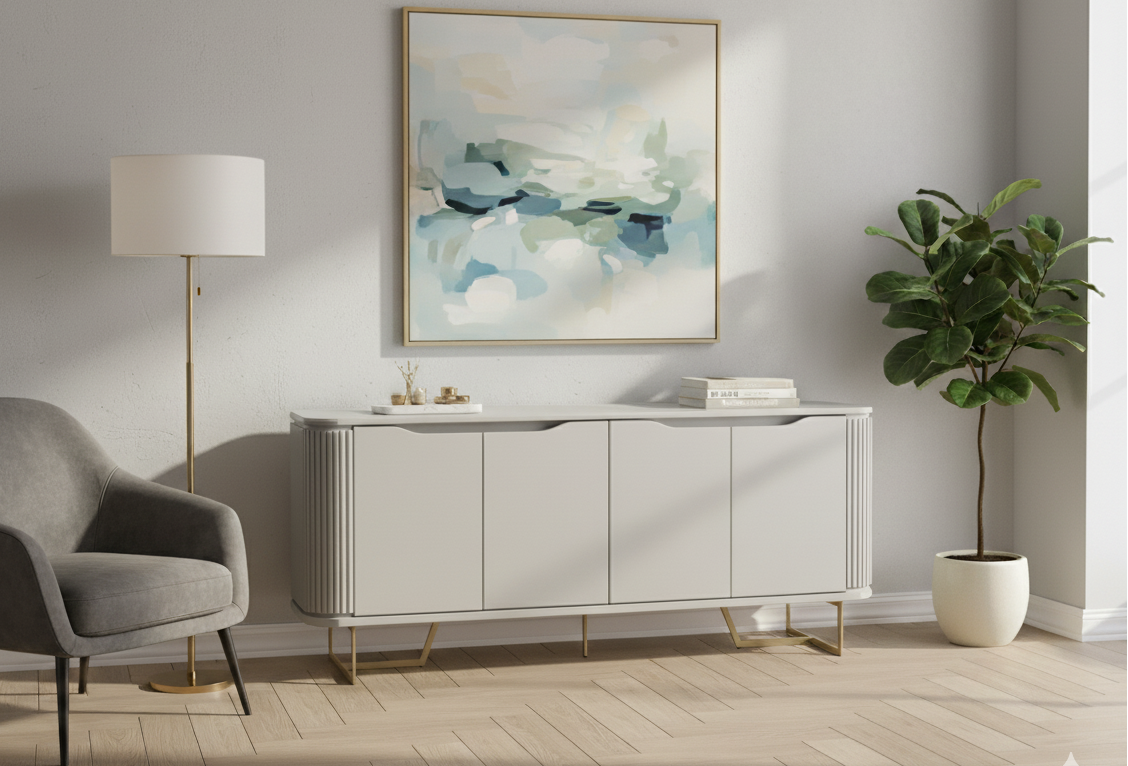 שידה יוקרתית דגם שנהב 180 ס"מ